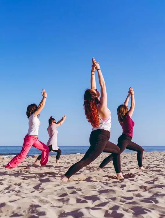 Yoga aan zee